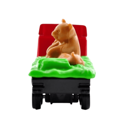Tomica Event Model No. 24 Hino Profia Tomica Zoo Animal Transporter Brown Bear Parent and Cubs