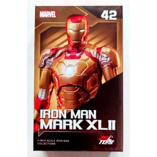 Mô hình Marvel - Iron Man Mark XLII MK42 (4 Inch) - ZD Toys - ZM25