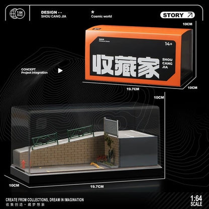 Diorama 1:64 Kèm Hộp Trưng Bày - Đường Dốc 82008-A