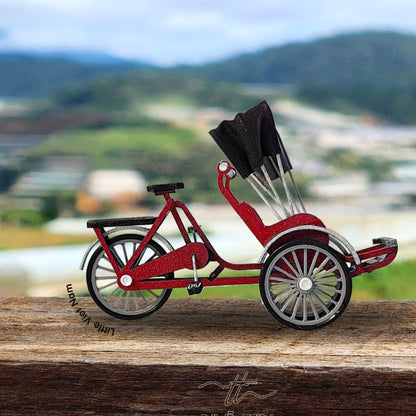 Nam Châm Mô Hình Xe Xích Lô - Bộ Sưu Tập Little Vietnam - Nhà Tin