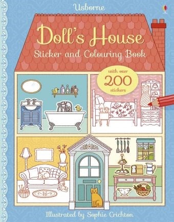 Doll's House Sticker And Colouring Book