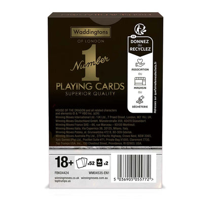 House of the Dragon Waddingtons Number 1 Playing Cards - Bộ Bài Tây Cao Cấp - Winning Moves Winning Moves - ảnh 2 - Playing C