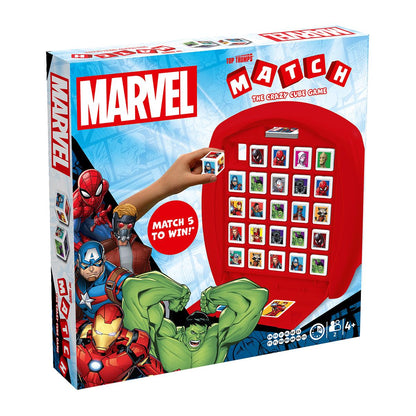 Marvel Top Trumps Match - The Crazy Cube Game - Trò Chơi Xếp Hình Khối Siêu Anh Hùng Marvel - Winning Moves - Hình ảnh sản phẩm