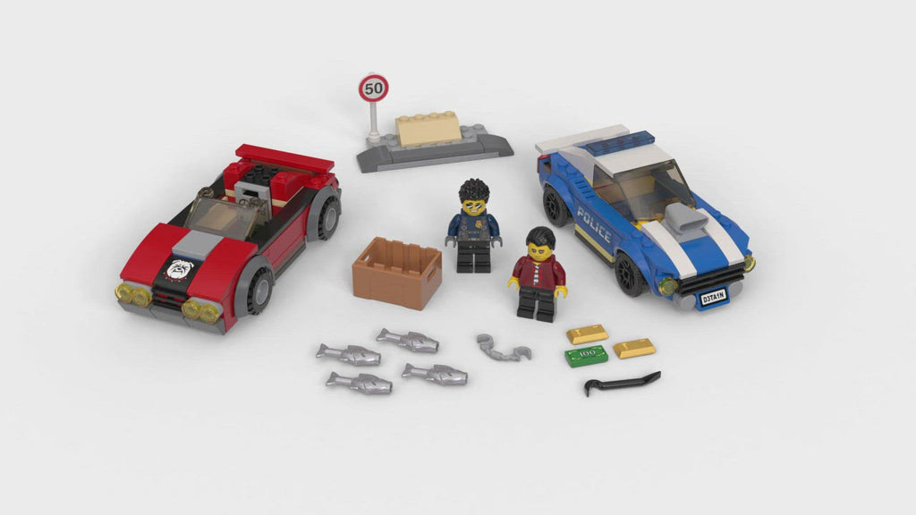 LEGO® City Police Highway Arrest - Bộ Đồ Chơi Cảnh Sát Rượt Đuổi - LEGO 60242 - Hình ảnh chi tiết 2
