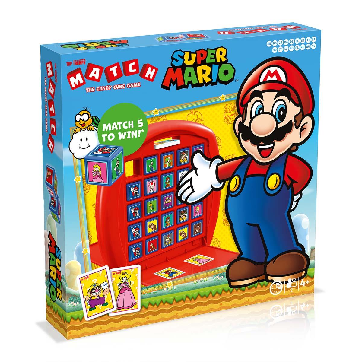 Super Mario Top Trumps Match - The Crazy Cube Game - Trò Chơi Nối 5 Khối Lập Phương - Winning Moves - Hình ảnh sản phẩm