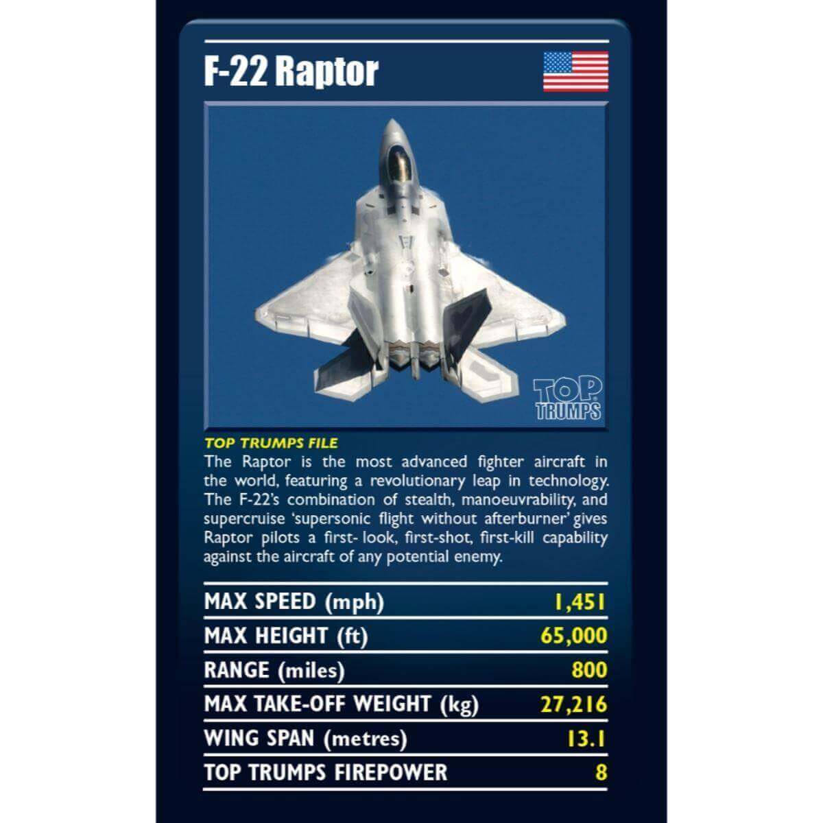 Ultimate Military Jets Top Trumps Card Game - Trò Chơi Thẻ Bài Máy Bay Quân Sự - Winning Moves - Góc nhìn khác 3