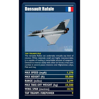 Ultimate Military Jets Top Trumps Card Game - Trò Chơi Thẻ Bài Máy Bay Quân Sự - Winning Moves - Hình ảnh chi tiết 2