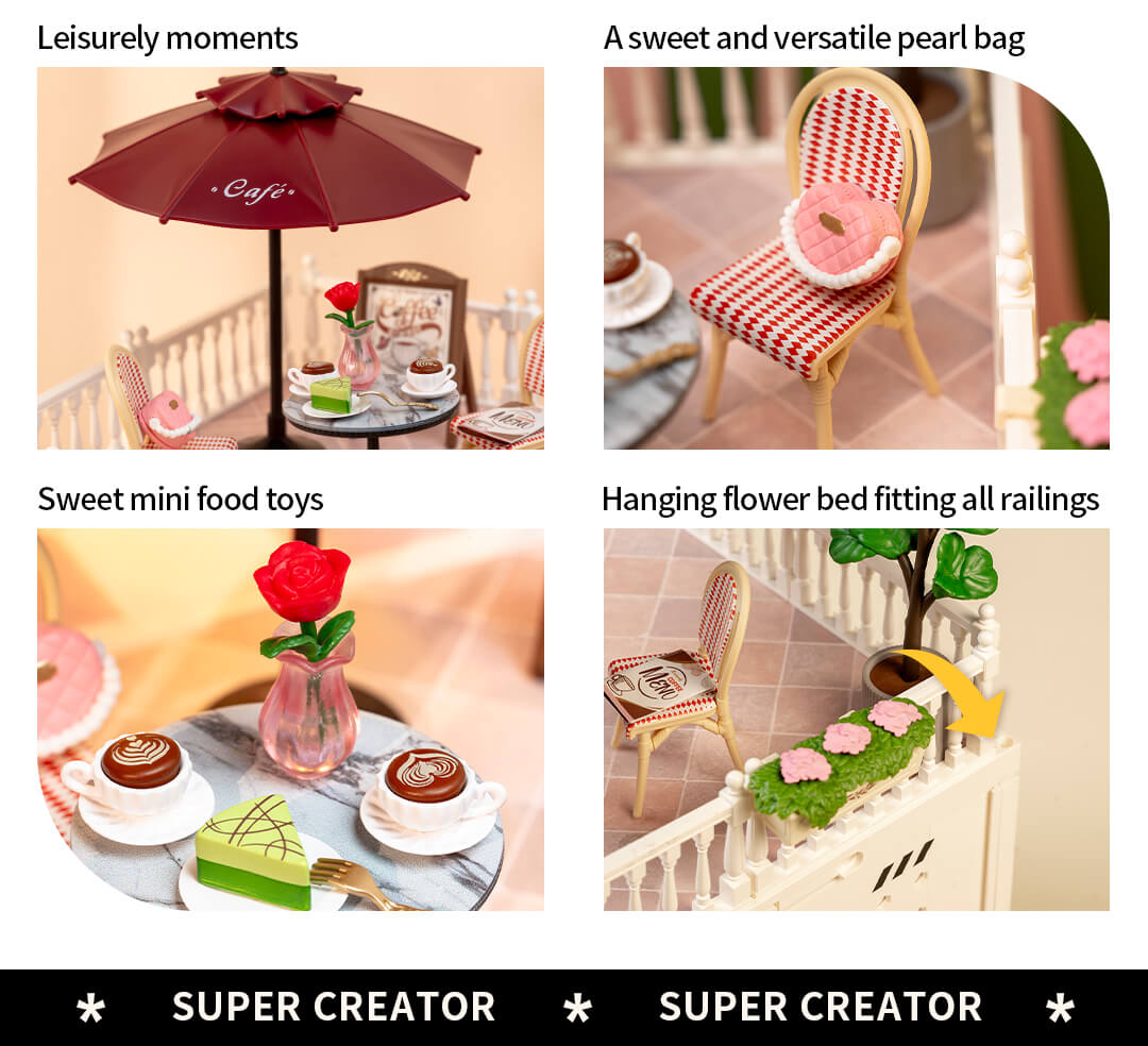 Rolife Super Creator Extension Pack - Terrace - Bộ mở rộng ban công mô hình DIY - Rolife