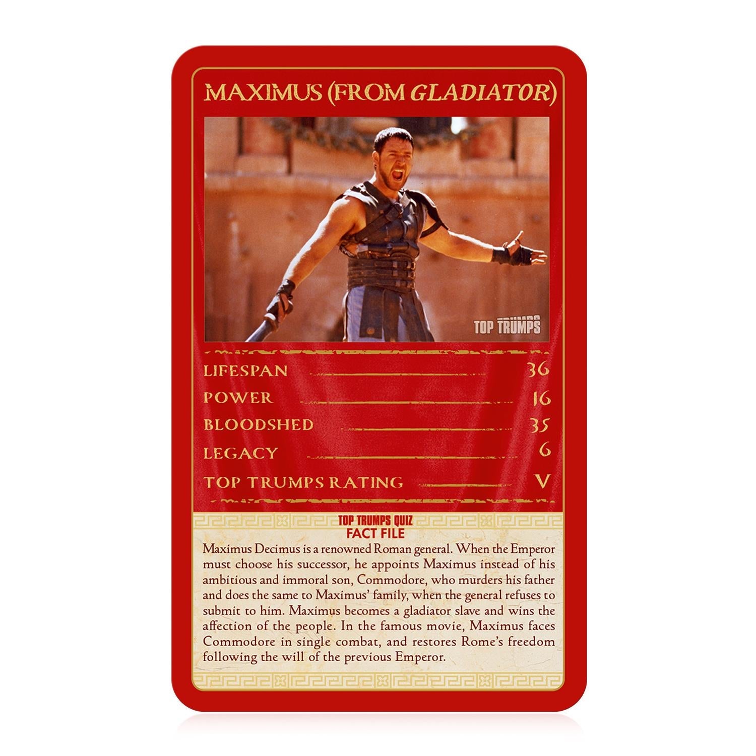 The Roman Empire Top Trumps Limited Edition Card Game - Trò Chơi Thẻ Bài Lịch Sử La Mã - Winning Moves - Hình ảnh chi tiết 2