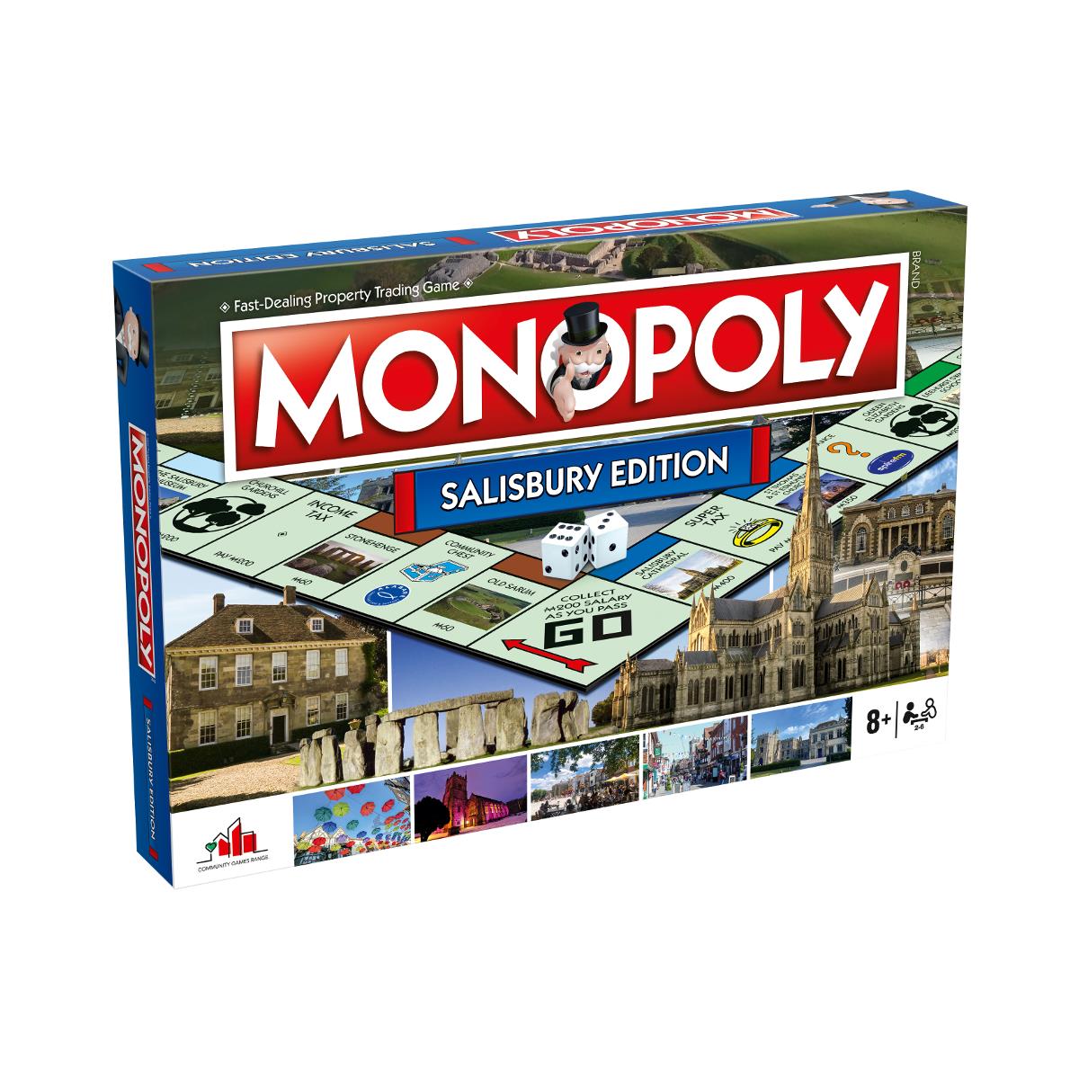 Salisbury Monopoly Board Game - Cờ Tỷ Phú Phiên Bản Thành Phố Salisbury - Winning Moves