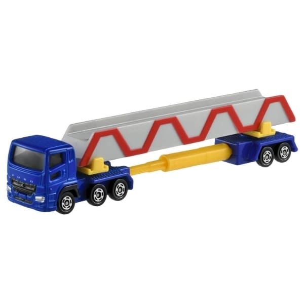 Long Tomica No. 140 Mitsubishi Fuso Super Great Pole Trailer