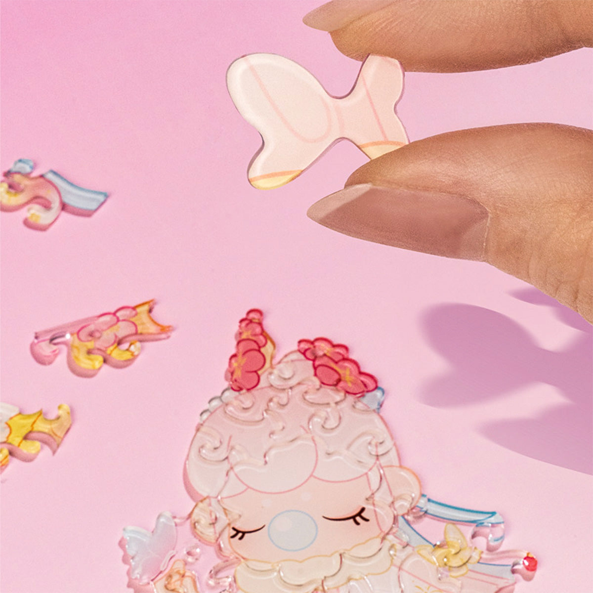 Rolife Rose Sniffing 3D Puzzle Night Light (PTY002) - Đèn ngủ mô hình lắp ráp 3D Acrylic - Rolife