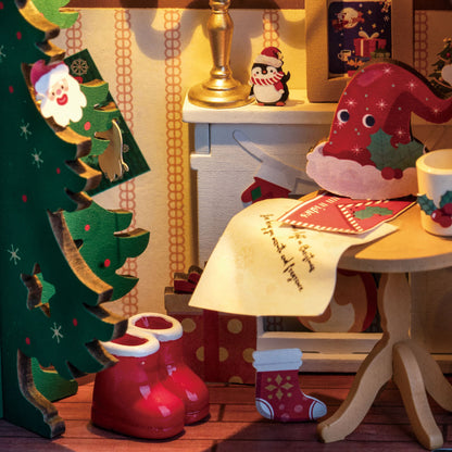 Rolife DIY Miniature House - Twinkling Christmas House DS036 - Mô hình nhà gỗ tí hon Giáng sinh - Rolife DS036