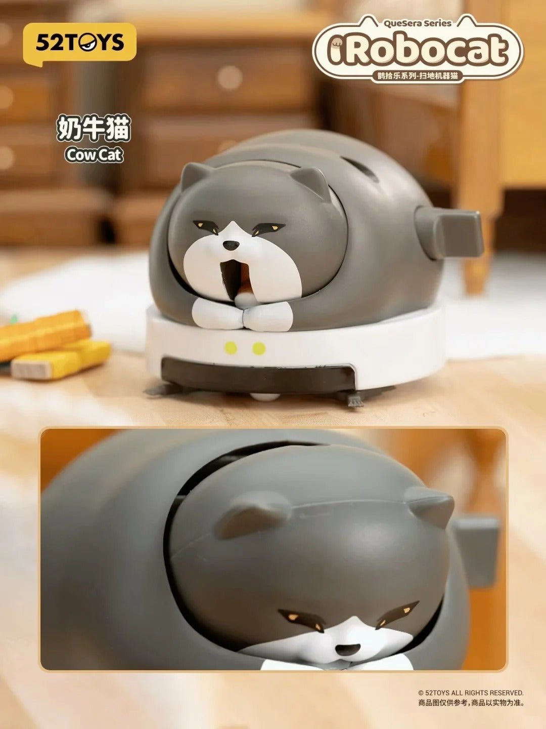 QueSera Series-iRobocat Series Blind Box - Mô Hình Art Toy 52Toys Chính Hãng