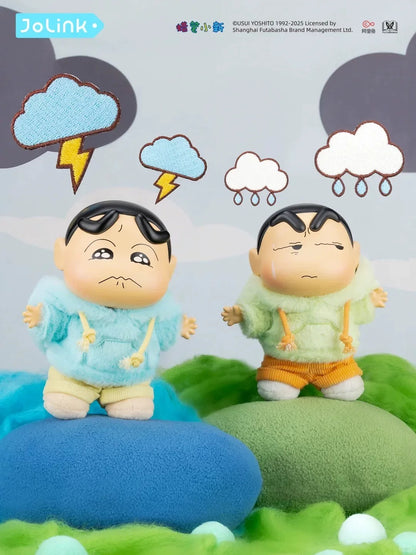Crayon Shin-chan Emotional Dopamine Plush Pendant Blind Box Series - Hộp Mù Móc Khóa Bông JOLINK - Hình ảnh bổ sung 5