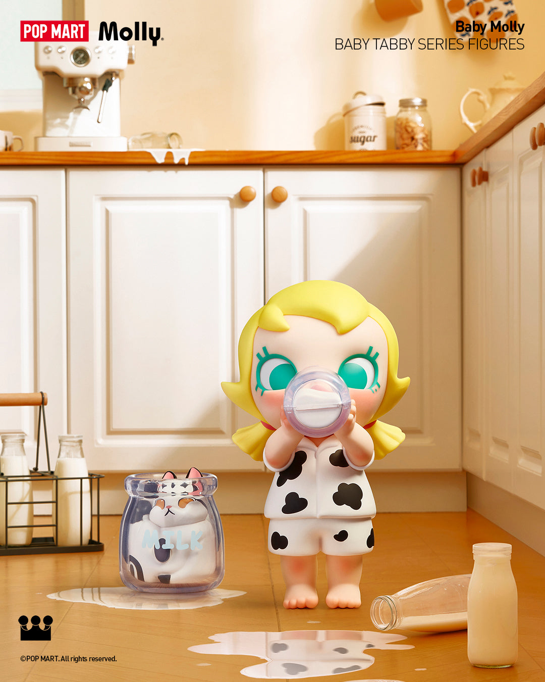Baby Molly & Baby Tabby Series Figures - Mô Hình Blindbox Chính Hãng - Pop Mart
