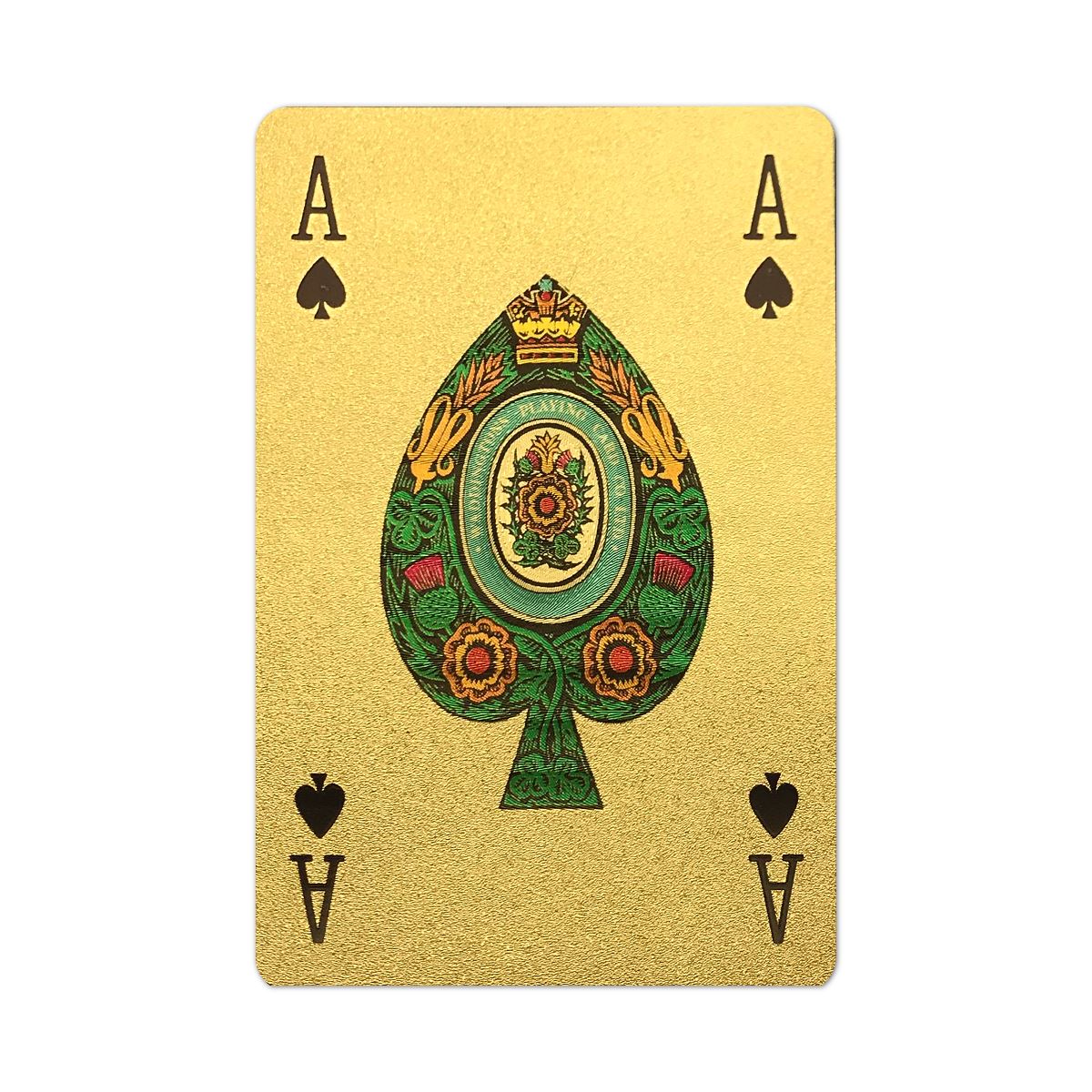 Classic Gold Waddingtons Number 1 Playing Cards - Bộ Bài Tây Màu Vàng Holographic Cao Cấp Winning Moves - Hình ảnh bổ sung 5