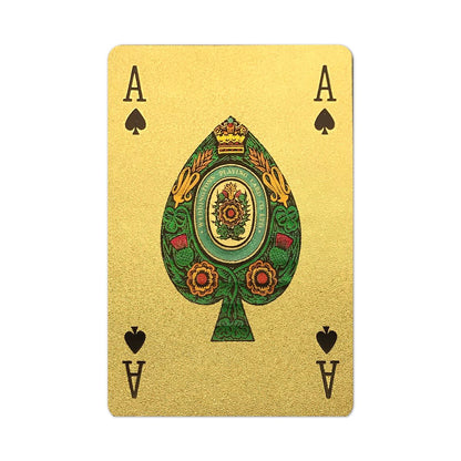 Classic Gold Waddingtons Number 1 Playing Cards - Bộ Bài Tây Màu Vàng Holographic Cao Cấp Winning Moves - Hình ảnh bổ sung 5