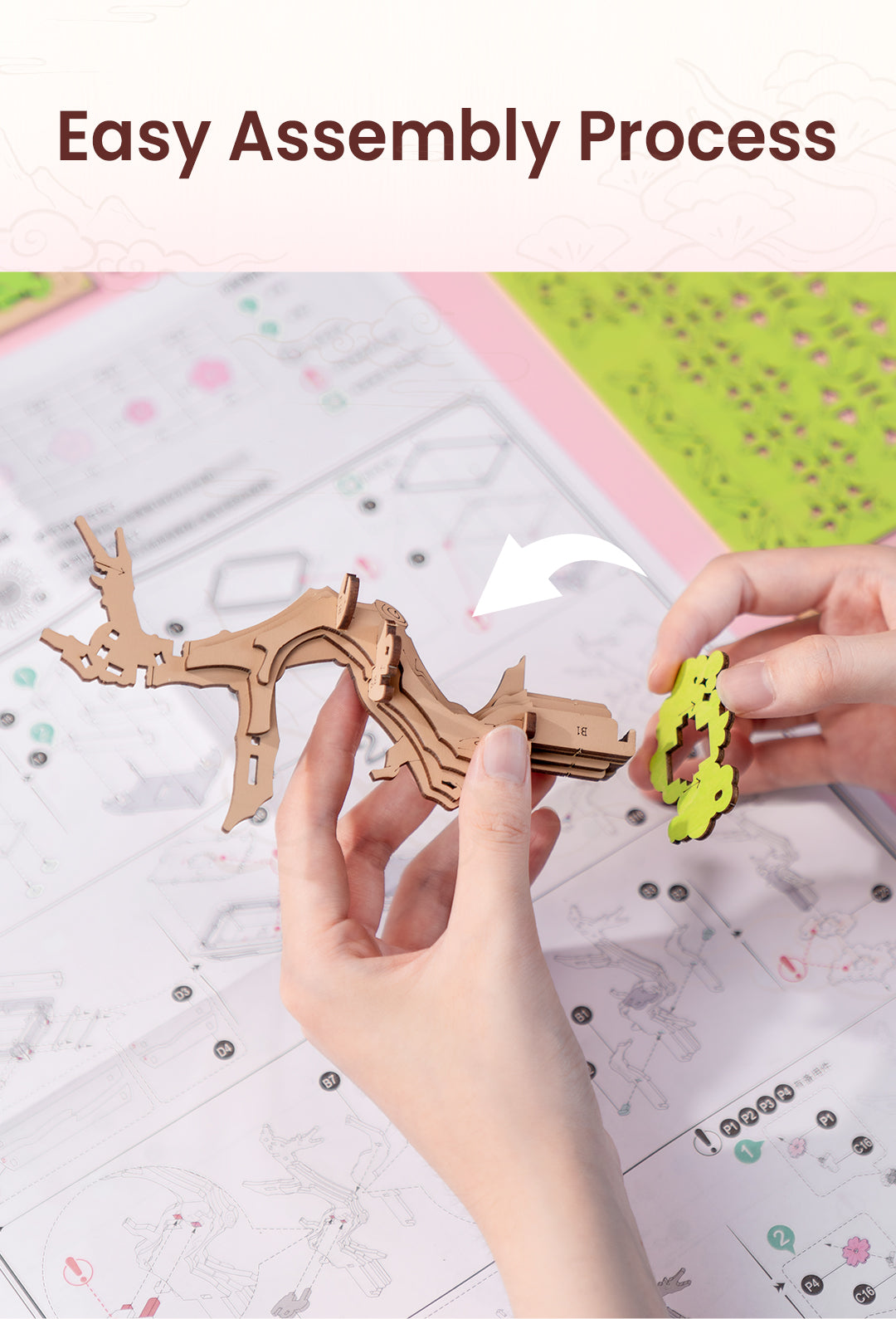 Rolife 3D Wooden Puzzle - Evergreen Pine Bonsai TG510 - Mô hình lắp ráp gỗ 3D Cây thông Bonsai - Rolife