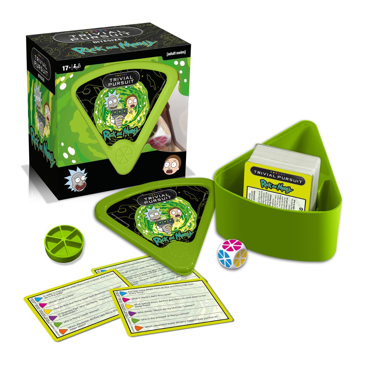 Rick & Morty Trivial Pursuit Game Knowledge Card Game - Trò Chơi Thẻ Bài Đố Vui - Winning Moves - Hình ảnh chi tiết 2