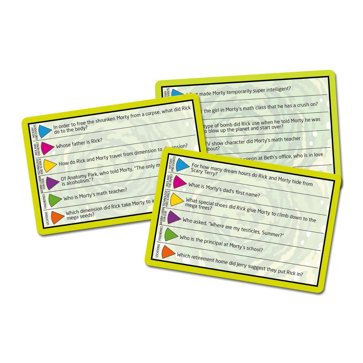 Rick & Morty Trivial Pursuit Game Knowledge Card Game - Trò Chơi Thẻ Bài Đố Vui - Winning Moves - Góc nhìn khác 3