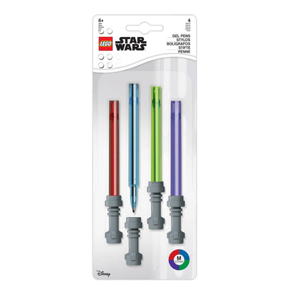 LEGO® Lightsaber Gel Pen 4 Pack - Bộ 4 Bút Gel Kiếm Ánh Sáng Star Wars - LEGO - Hình ảnh sản phẩm