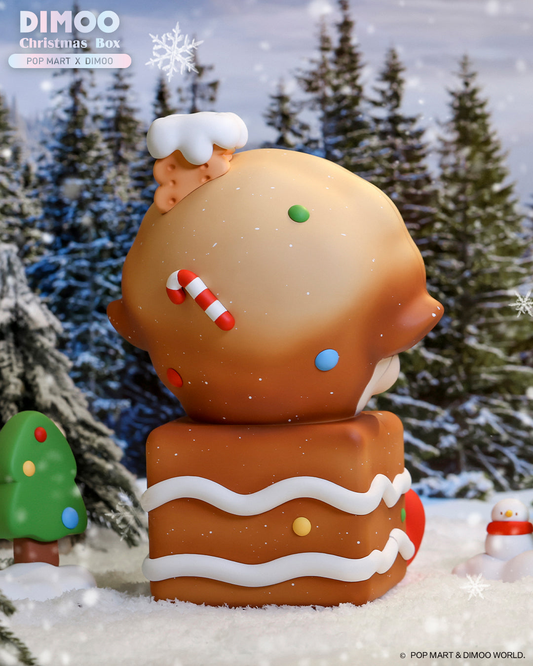 Popmart Dimoo Christmas Gift Box - Mô Hình Art Toy Giáng Sinh Chính Hãng Pop Mart