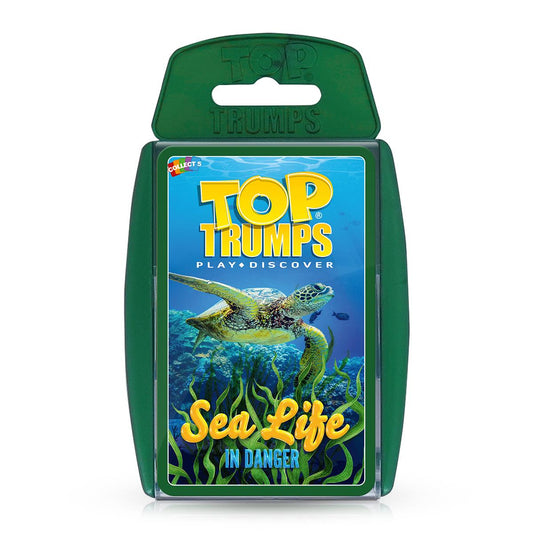 Sealife in Danger Top Trumps Card Game - Trò Chơi Thẻ Bài Sinh Vật Biển - Winning Moves - Hình ảnh sản phẩm