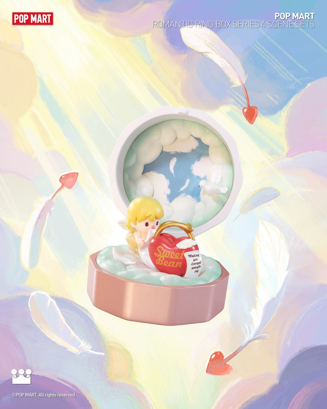 Romantic Ring Box Series 4 Scene Sets - Mô hình Blind Box Cảnh quan - Pop Mart