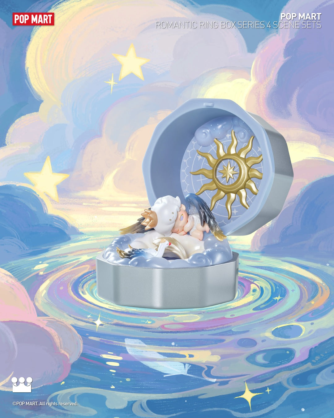 Romantic Ring Box Series 4 Scene Sets - Mô hình Blind Box Cảnh quan - Pop Mart
