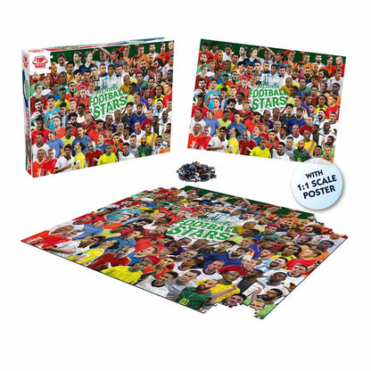 World Football Stars 1000 Piece Jigsaw Puzzle (New) - Bộ Xếp Hình 1000 Mảnh Bóng Đá - Winning Moves - Hình ảnh bổ sung 6