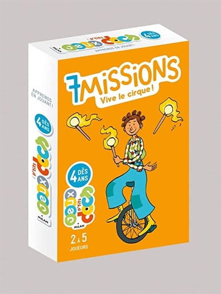 7 MISSIONS - VIVE LE CIRQUE ! - Bộ trò chơi tiếng Pháp