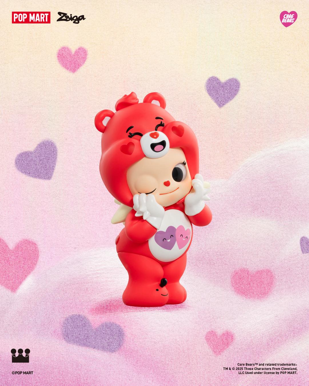 Zsiga × Care Bears Series Figures - Mô hình Blind Box Pop Mart