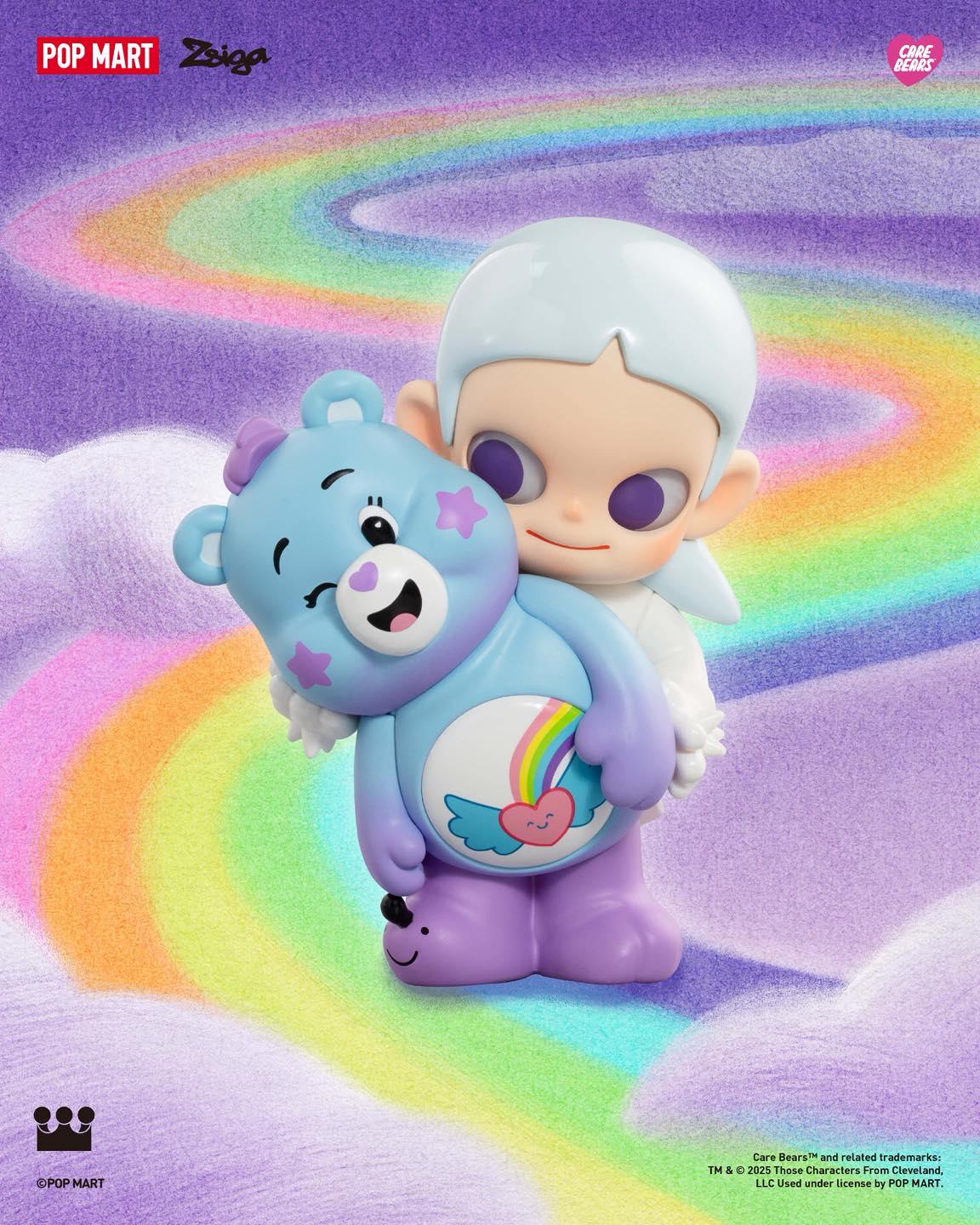 Zsiga × Care Bears Series Figures - Mô hình Blind Box Pop Mart