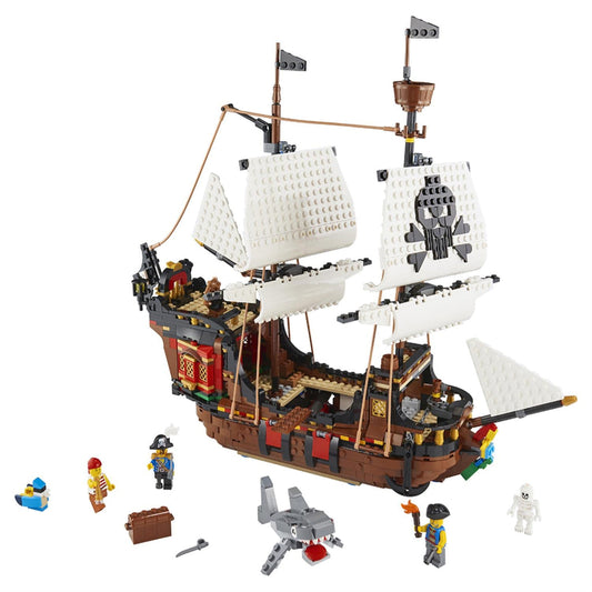 LEGO® Creator 3-in-1 Pirate Ship - Đồ Chơi Lắp Ráp Tàu Hải Tặc 3-trong-1 - LEGO 31109