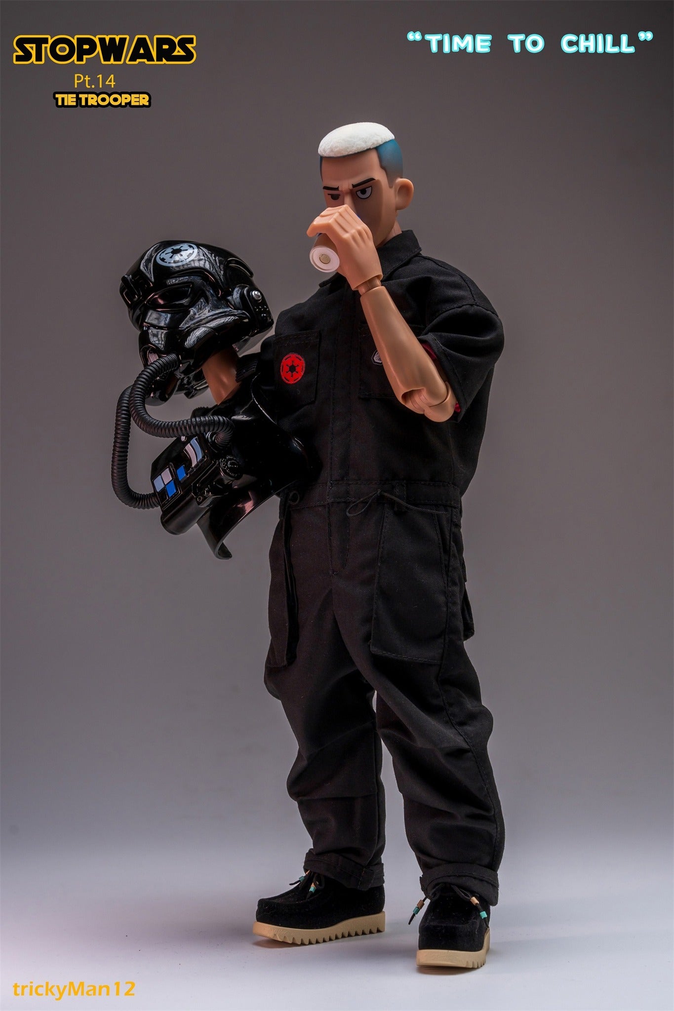 STOPWARS Pt.14 TIE TROOPER - Mô hình Art Toy 1/6 - WeArtDoing - Hình ảnh bổ sung 4