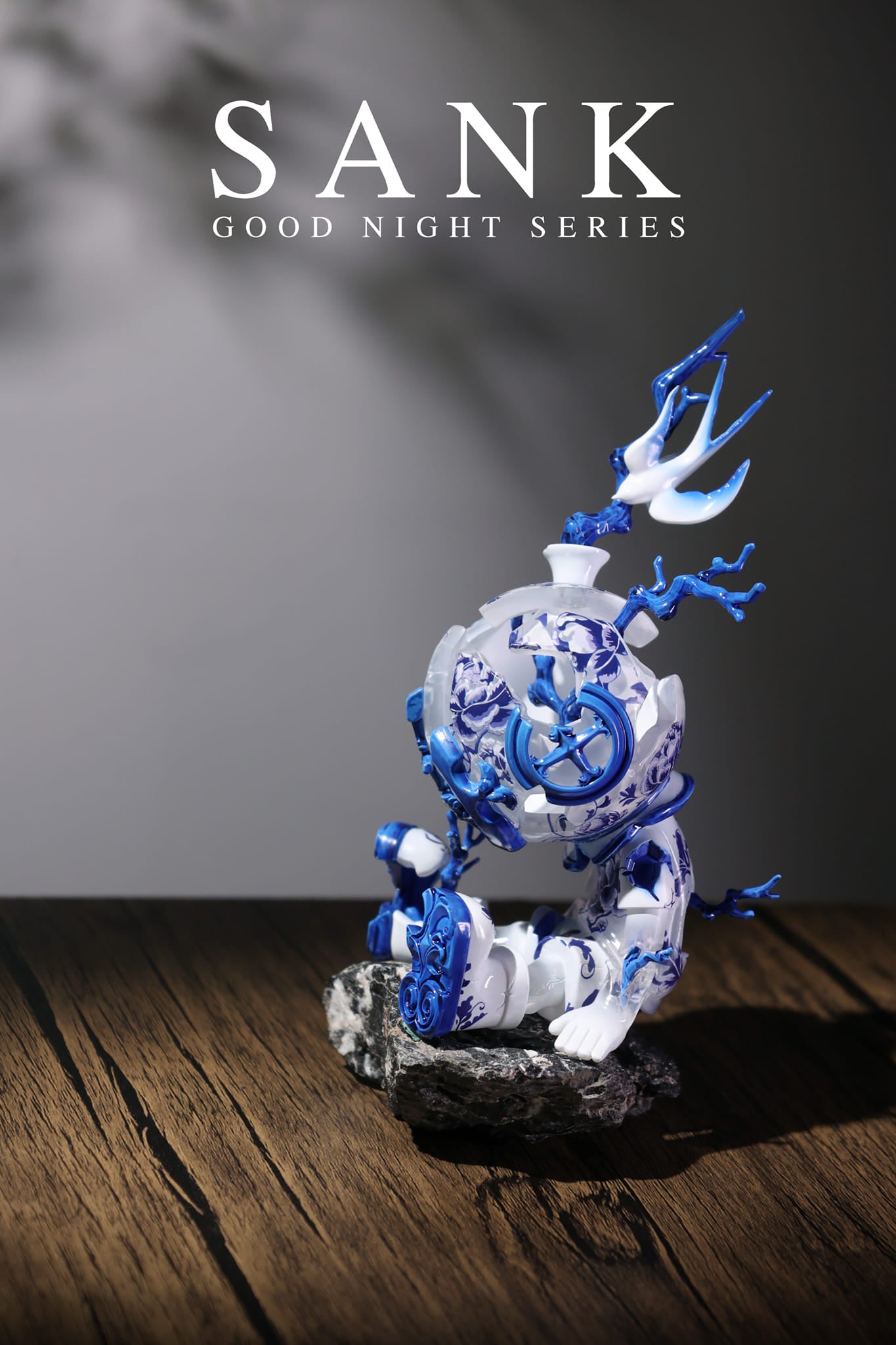 Good Night Series - China Blue - Mô Hình Art Toy Limited Edition - Sank Toys - Hình ảnh chi tiết 2