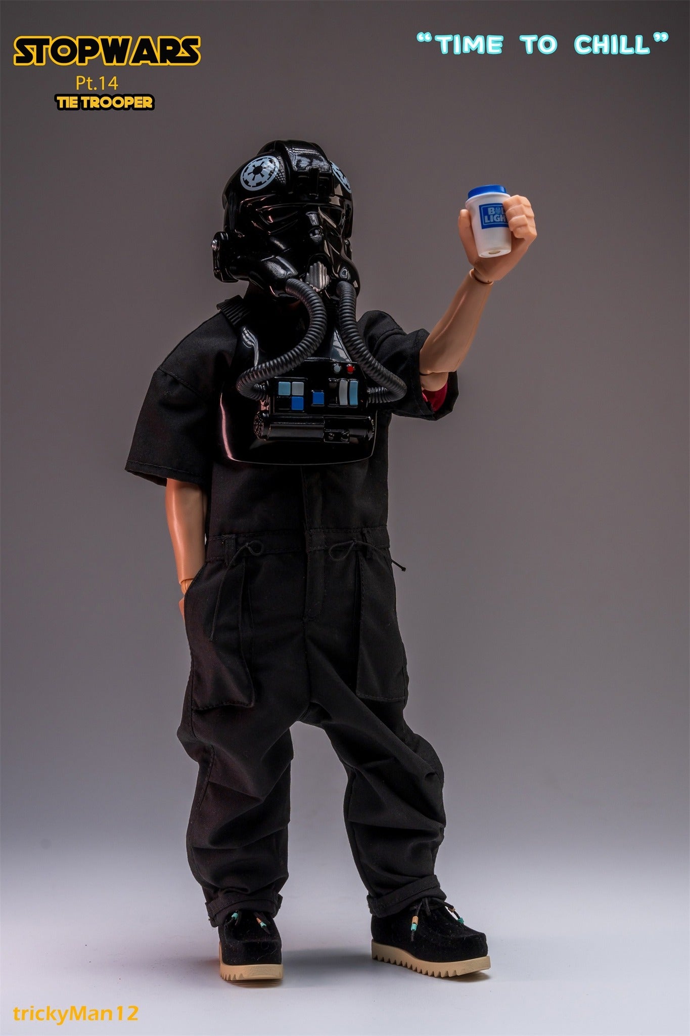 STOPWARS Pt.14 TIE TROOPER - Mô hình Art Toy 1/6 - WeArtDoing - Hình ảnh chi tiết 2