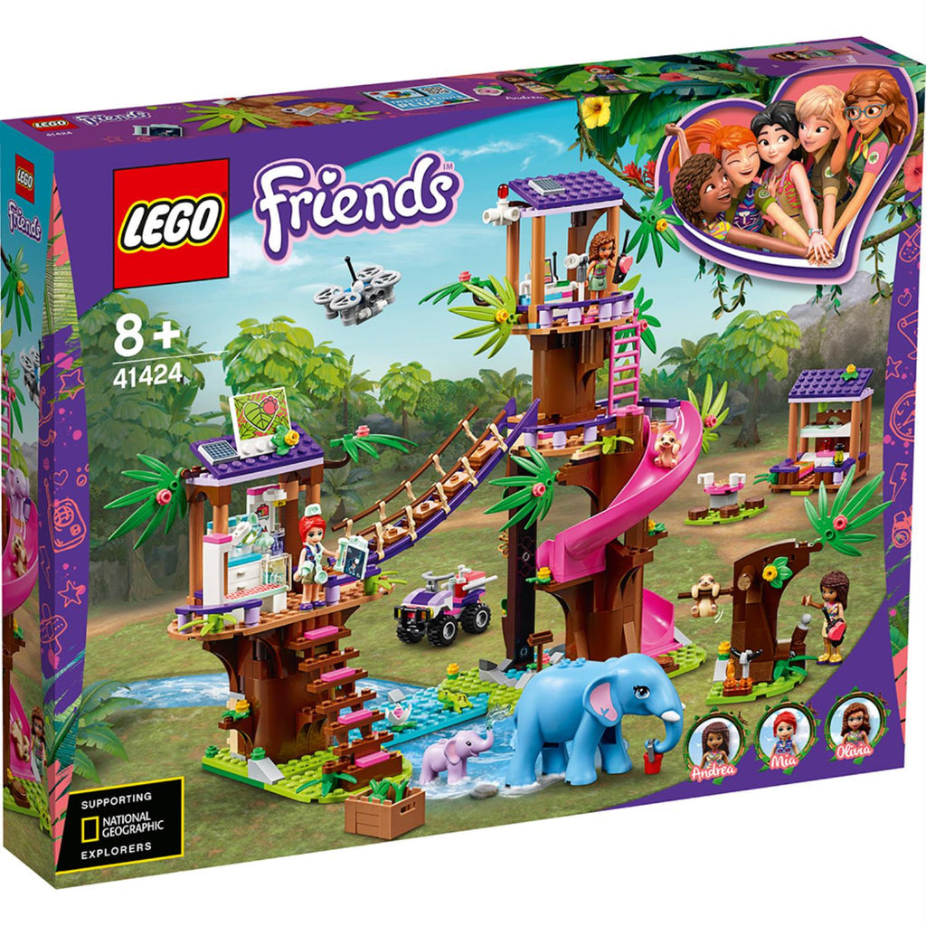 LEGO® Friends Jungle Rescue Base (41424) Trạm Cứu Hộ Rừng Xanh Chính Hãng - Hình ảnh chi tiết 2