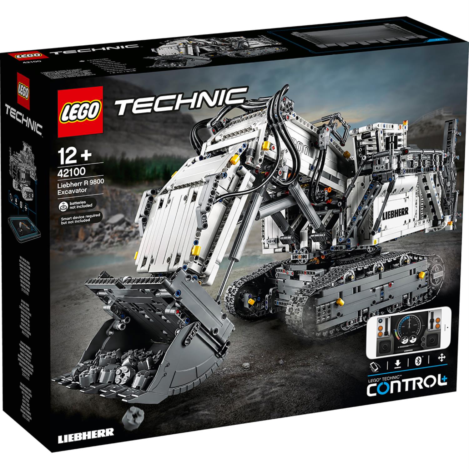 LEGO® Technic™ Liebherr R 9800 Excavator - Mô Hình Xe Xúc Đào Điều Khiển Từ Xa - LEGO 42100 - Hình ảnh sản phẩm