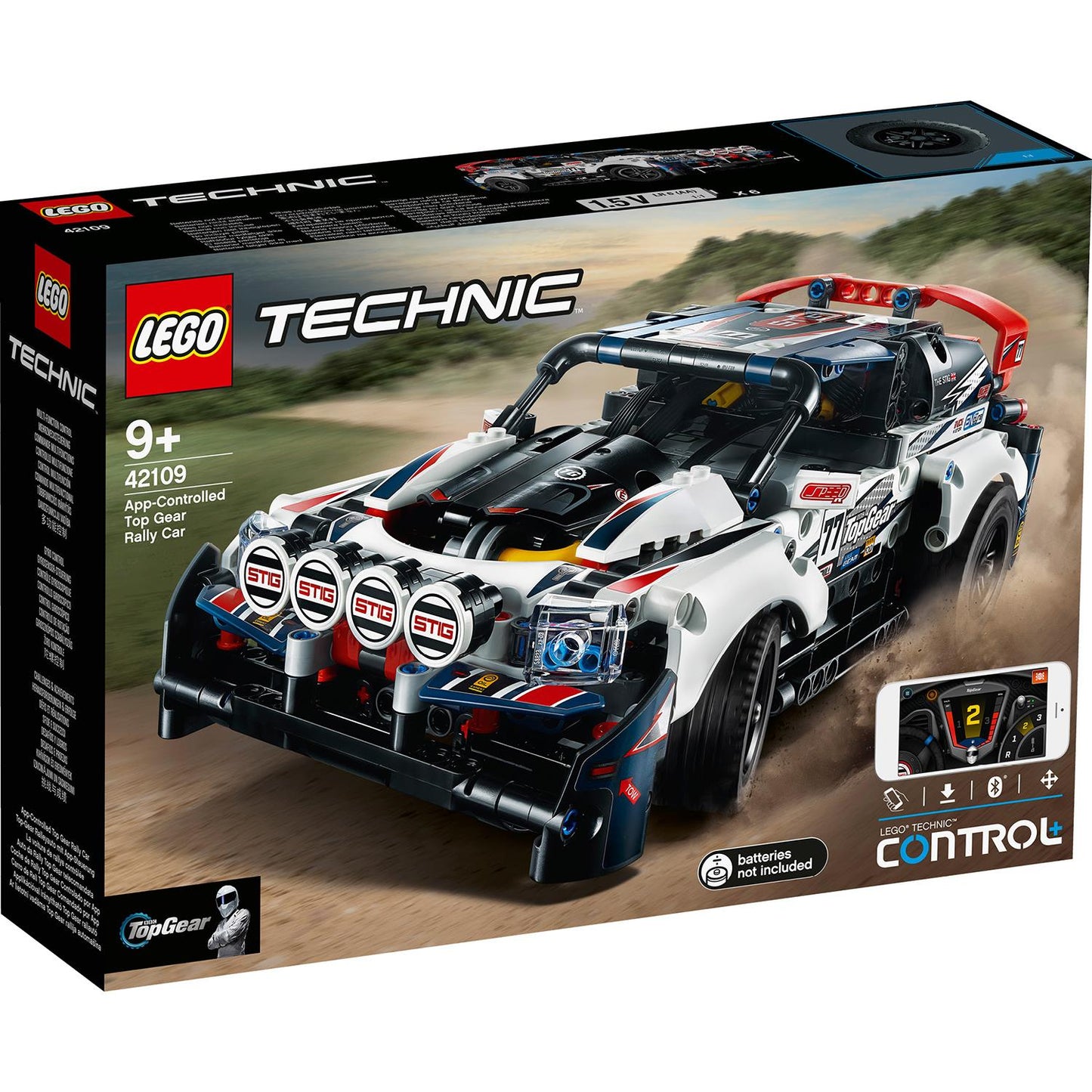 LEGO® Technic™ App-Controlled Top Gear Rally Car - Xe Đua Điều Khiển Qua App 42109 - Hình ảnh sản phẩm