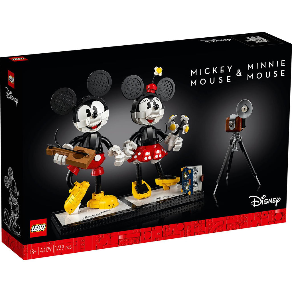 LEGO® Mickey Mouse & Minnie Mouse Buildable Characters - Mô Hình Nhân Vật Disney Lắp Ráp LEGO 43179 - Hình ảnh sản phẩm