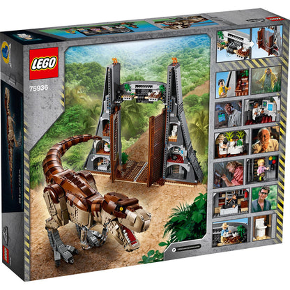 LEGO® Jurassic Park: T. rex Rampage - Bộ Lắp Ráp Khủng Long & Cổng Công Viên 75936