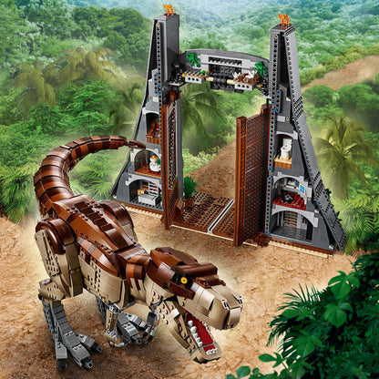 LEGO® Jurassic Park: T. rex Rampage - Bộ Lắp Ráp Khủng Long & Cổng Công Viên 75936 LEGO - ảnh 5 - Building Set