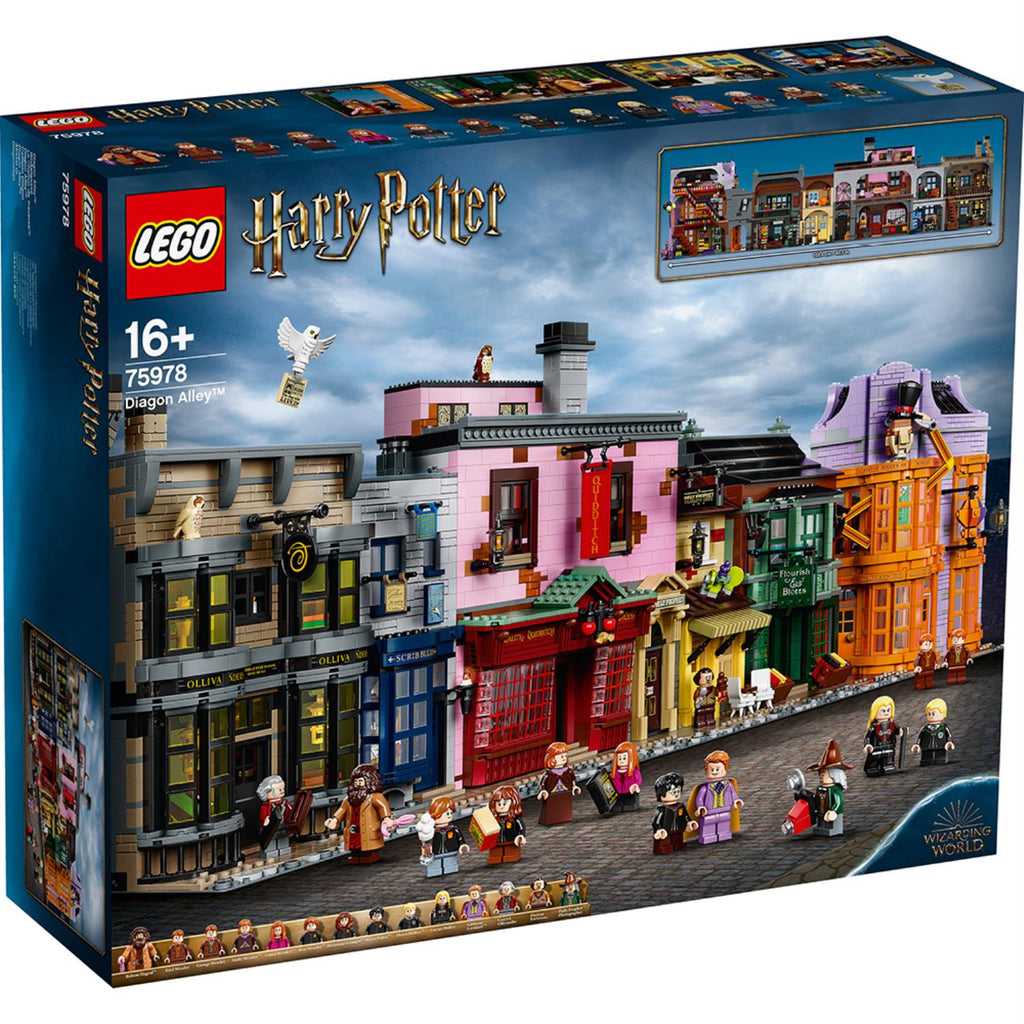 LEGO® Harry Potter™ Diagon Alley™ Mô Hình Hẻm Xéo Phép Thuật 75978 - Hình ảnh sản phẩm