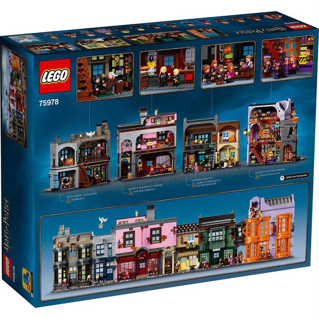 LEGO® Harry Potter™ Diagon Alley™ Mô Hình Hẻm Xéo Phép Thuật 75978