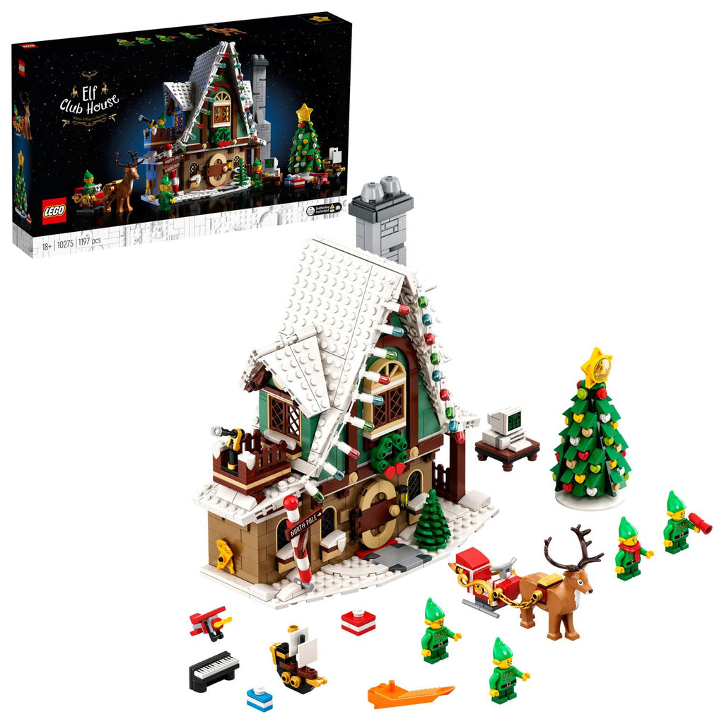 LEGO® Creator Elf Club House (10275) - Mô Hình Nhà Câu Lạc Bộ Yêu Tinh Giáng Sinh - LEGO - Góc nhìn khác 3
