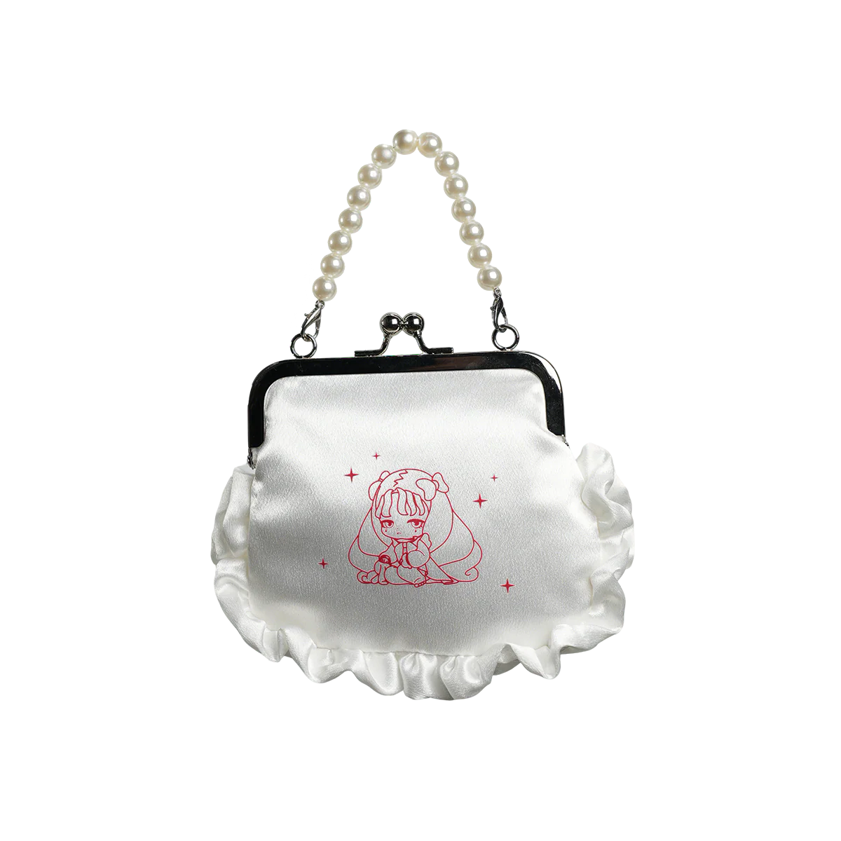 LILITH FORBIDDEN COVENANT CROSSBODY BAG - WHITE
