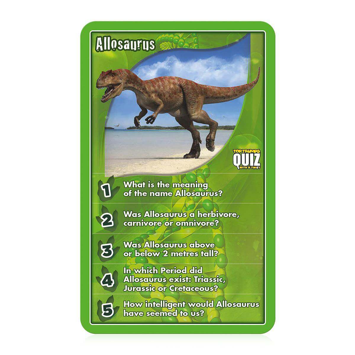 Dinosaurs Top Trumps Quiz Card Game - Trò chơi thẻ bài đố vui Khủng long - Winning Moves - Góc nhìn khác 3