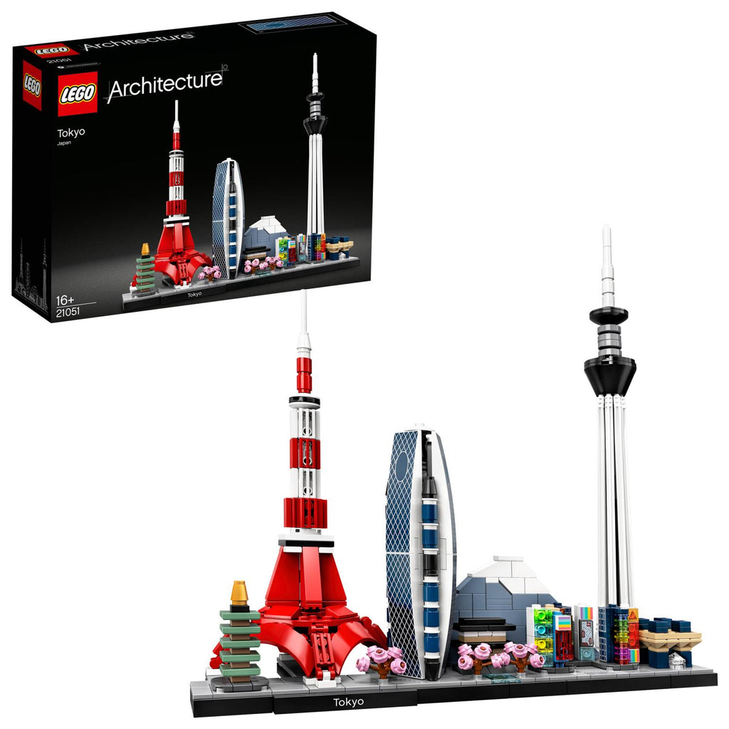 LEGO® Architecture Tokyo - Bộ Lắp Ráp Kiến Trúc Skyline Nhật Bản - LEGO 21051 - Góc nhìn khác 3